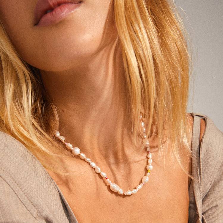 Pilgrim RAMONA freshwater pearl necklace gold-plated Kauf eins, bekomm eins gratis
