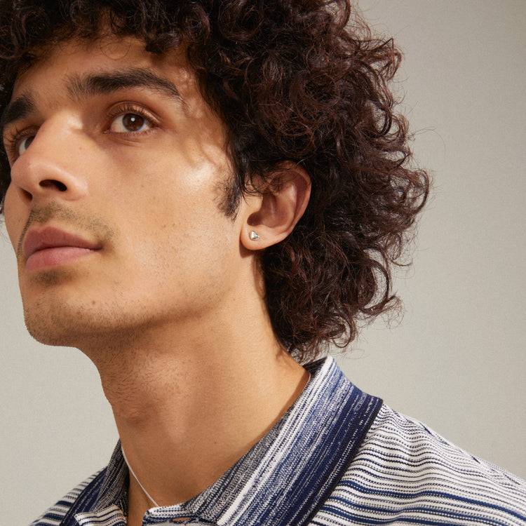 Pilgrim AFRODITTE recycelte Herz-Ohrringe 2-in-1-Set, versilbert Blitzverkäufe