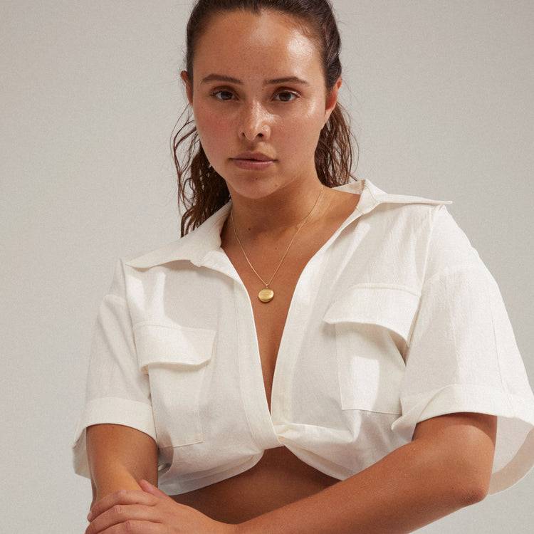Pilgrim XENA recycelte Münzhalskette, vergoldet Blitzangebot