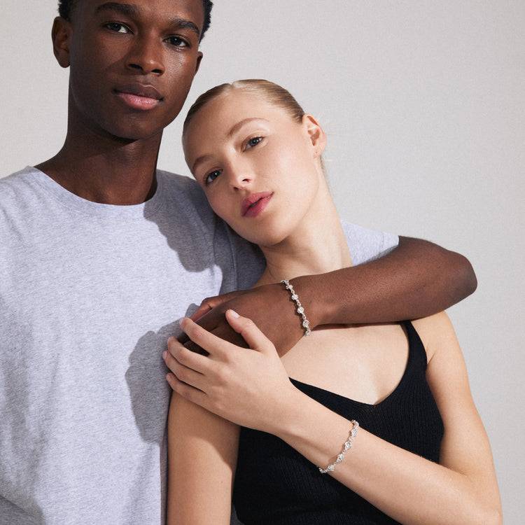 Pilgrim INAYA recyceltes Armband versilbert Fabrikverkauf