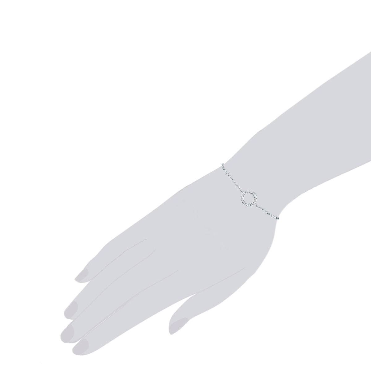 Rafaela Donata Armband Sterling Silber verziert mit Kristallen von Swarovski® weiß Bis zu 50% Rabatt
