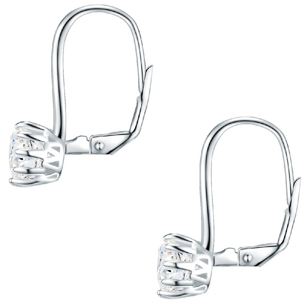Rafaela Donata Ohrhänger Sterling Silber Zirkonia weiß im Angebot