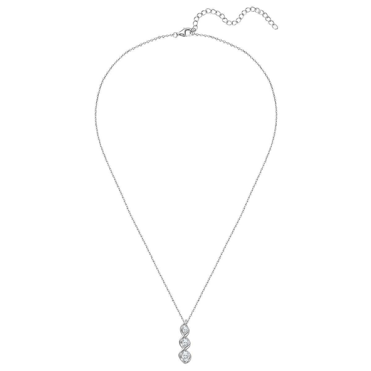 Rafaela Donata Kette mit Anhänger Sterling Silber Zirkonia weiß Fabrik Onlineshop
