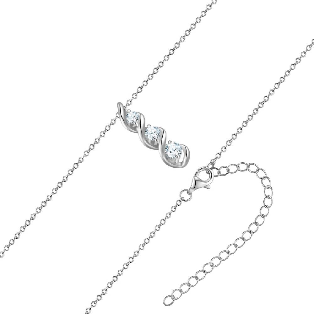 Rafaela Donata Kette mit Anhänger Sterling Silber Zirkonia weiß Fabrik Onlineshop