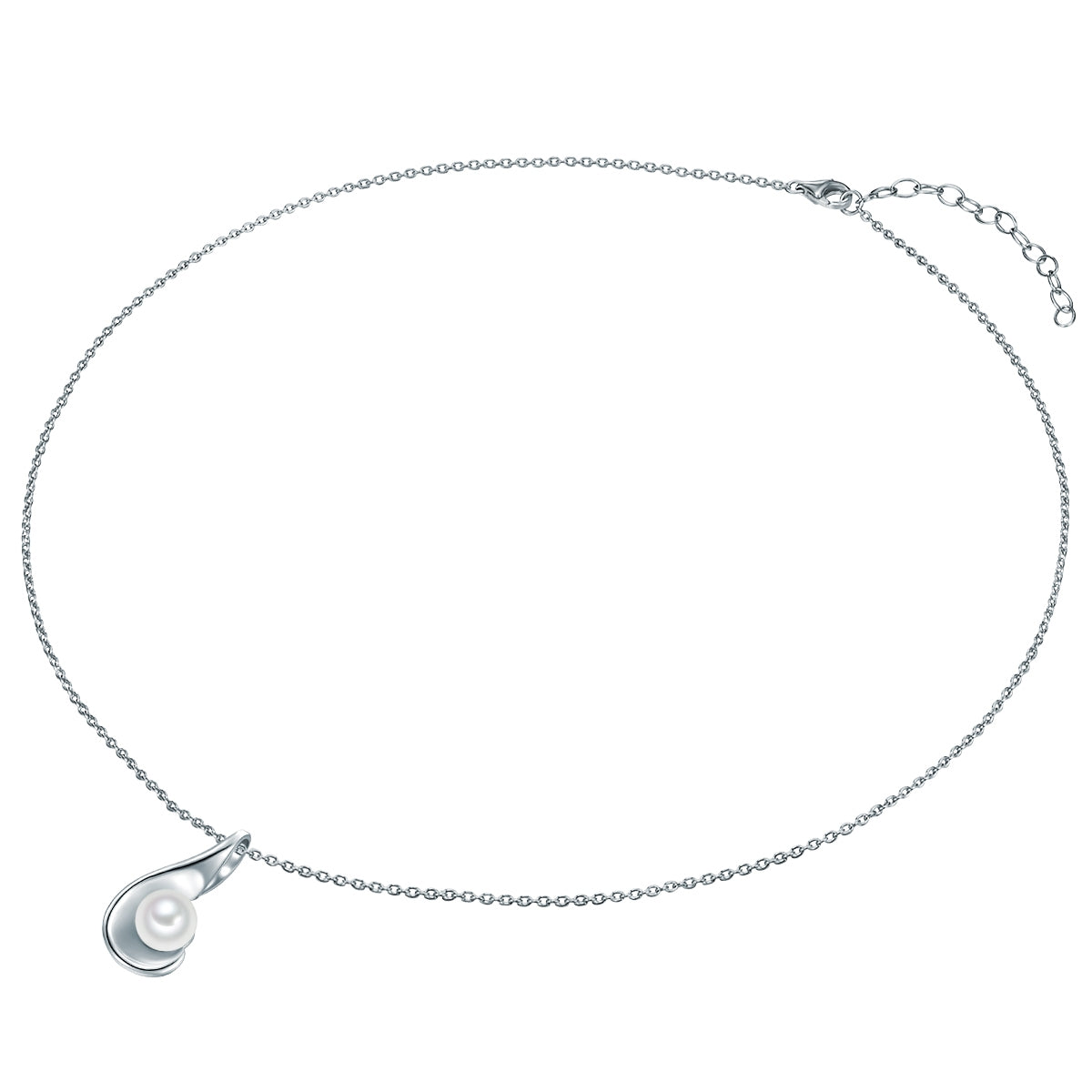 Rafaela Donata Kette mit Anhänger Sterling Silber Süßwasser-Zuchtperle weiß Begrenztes Angebot