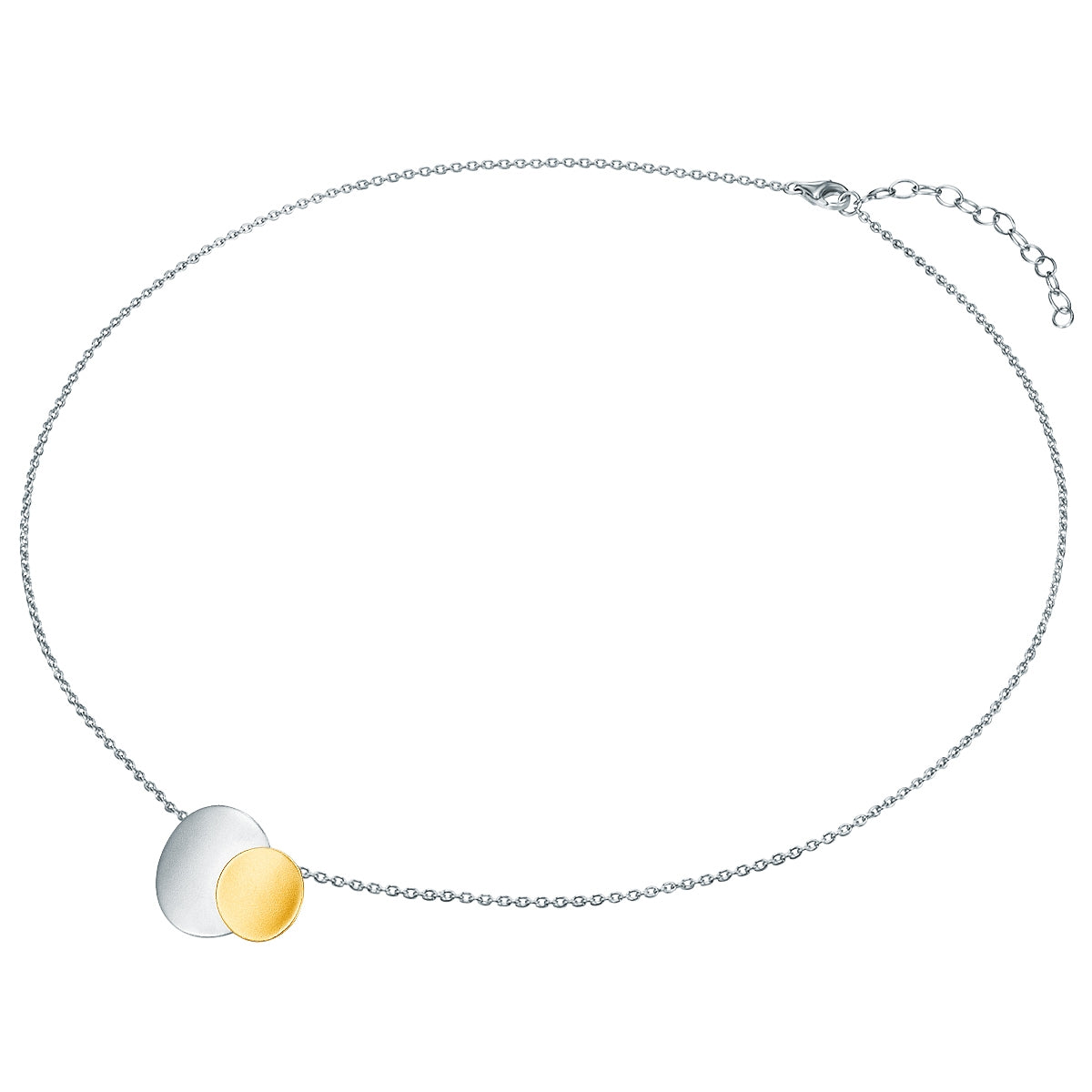 Rafaela Donata Kette mit Anhänger Sterling Silber bicolor Online Shopping