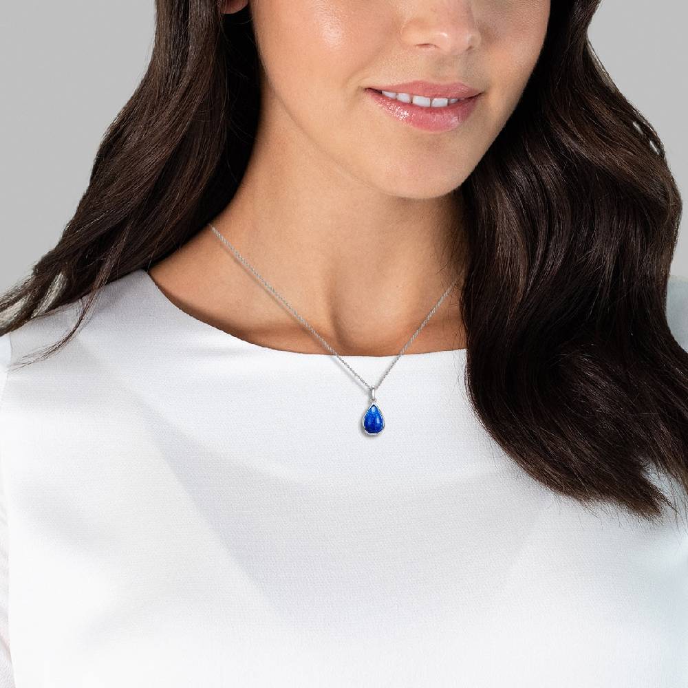 Rafaela Donata Kette mit Anhänger Sterling Silber Lapislazuli Exklusivangebot