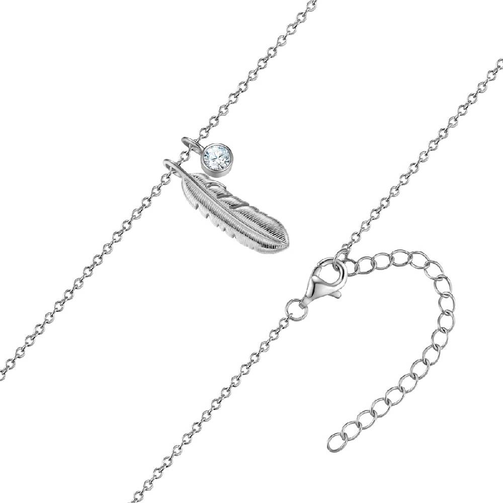 Rafaela Donata Kette mit Anhänger Sterling Silber Zirkonia weiß Osterangebot