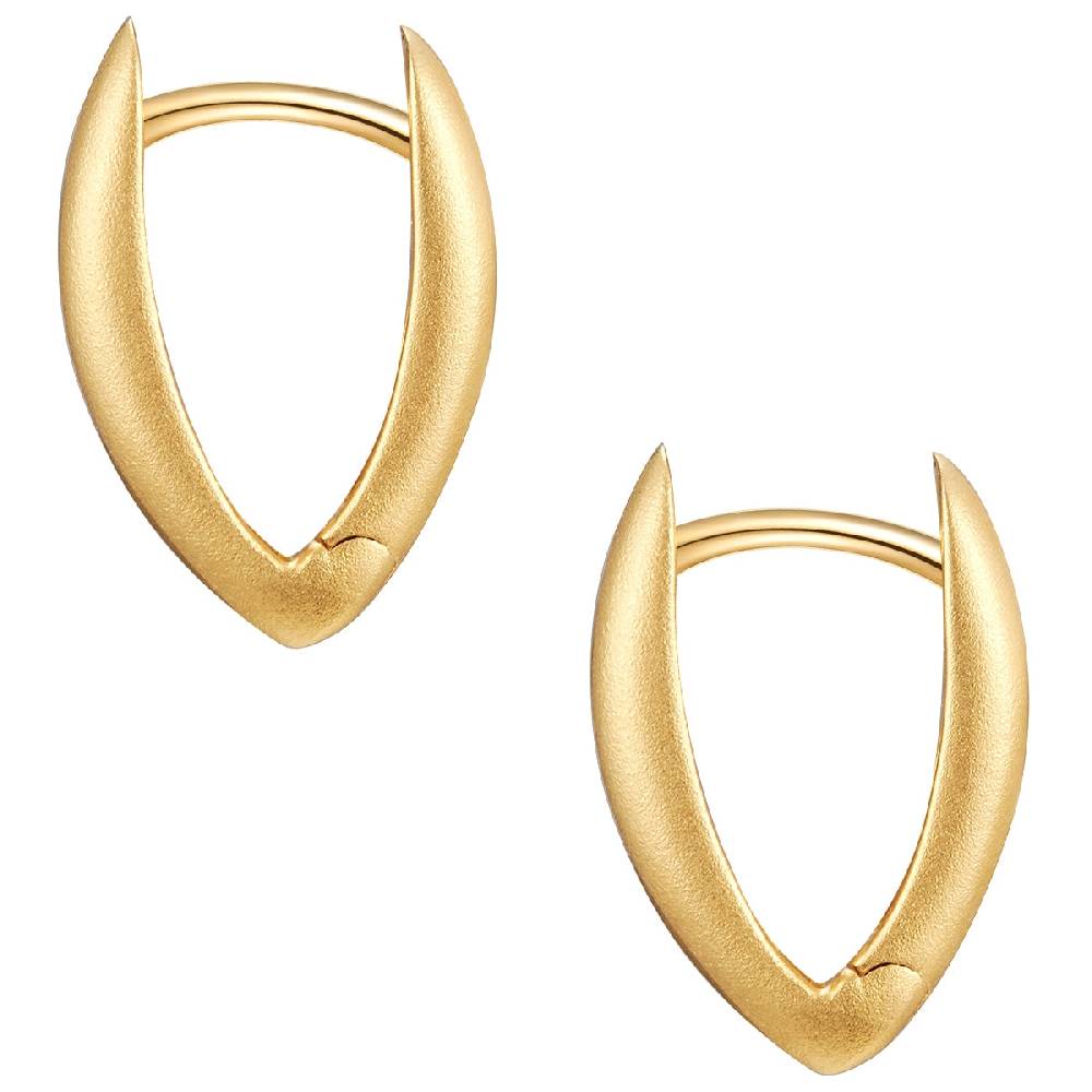 Rafaela Donata Creolen Sterling Silber gelbgold Top Angebot