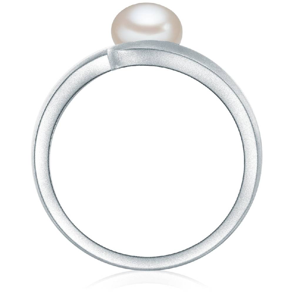Rafaela Donata Ring Sterling Silber Süßwasser-Zuchtperle weiß Kostenlose Rückgabe