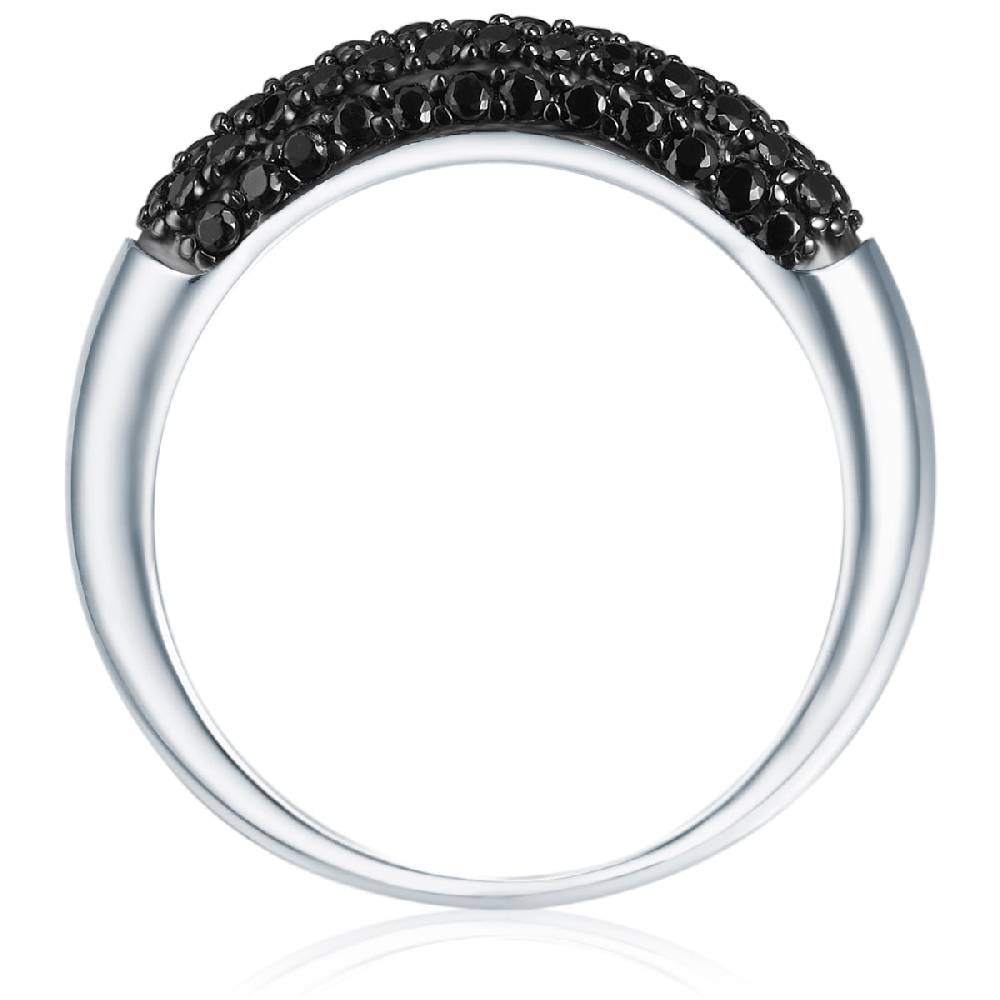 Rafaela Donata Ring Sterling Silber Zirkonia schwarz Bis zu 60% Rabatt