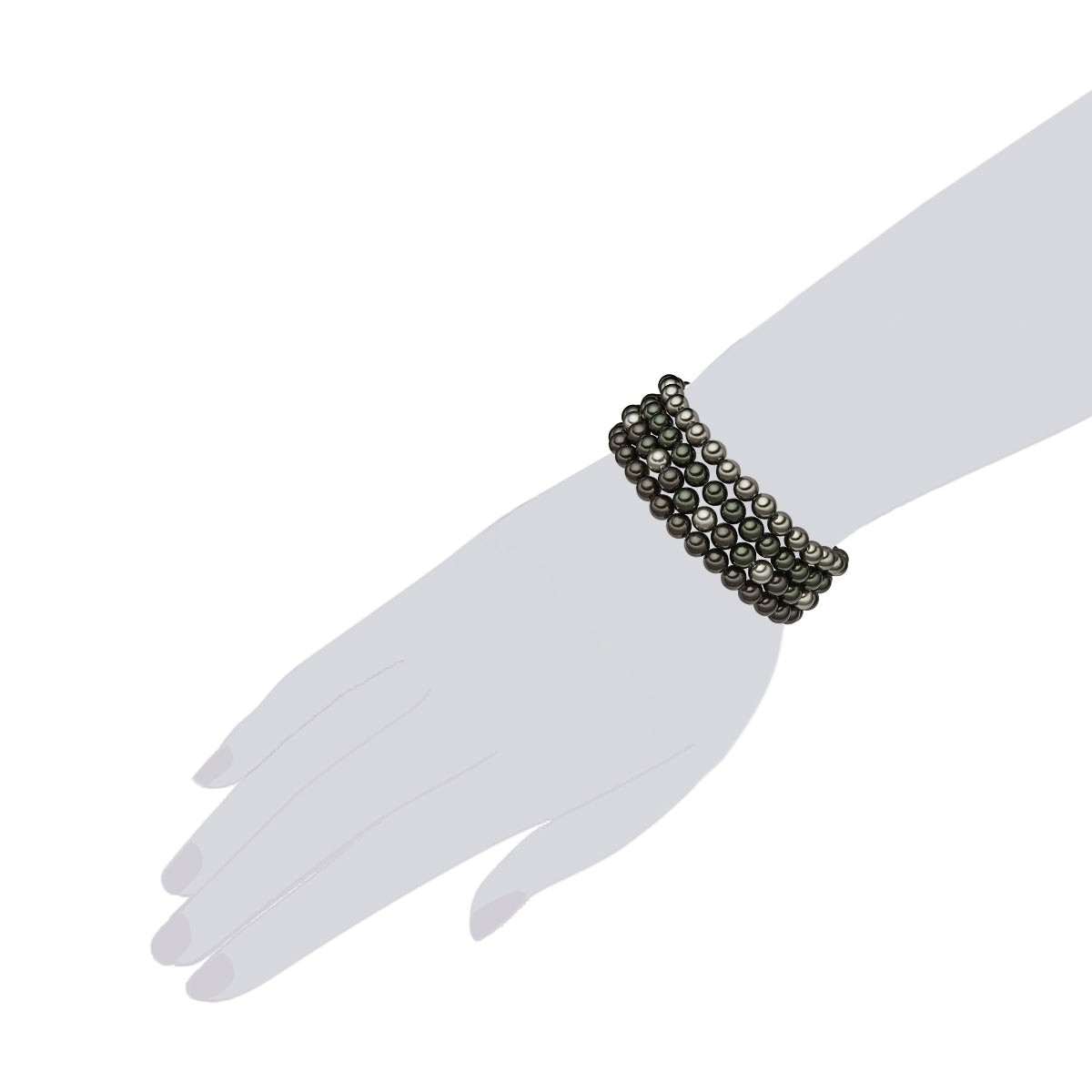 Rafaela Donata 4er Set Armbänder Muschelkernperle multicolor Speichern exportieren