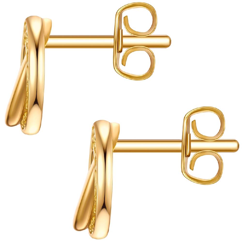Rafaela Donata Ohrstecker Sterling Silber gelbgold Zirkonia weiß Günstig kaufen