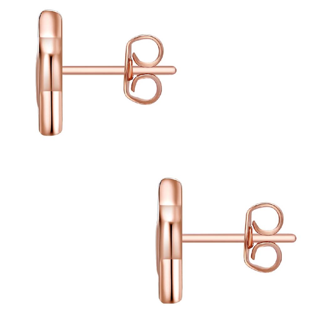 Rafaela Donata Ohrstecker Sterling Silber roségold Zirkonia weiß Online Shopping