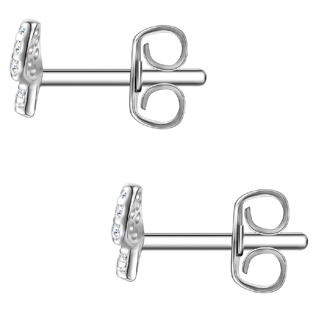 Rafaela Donata Ohrstecker Sterling Silber Zirkonia weiß Blitzangebot