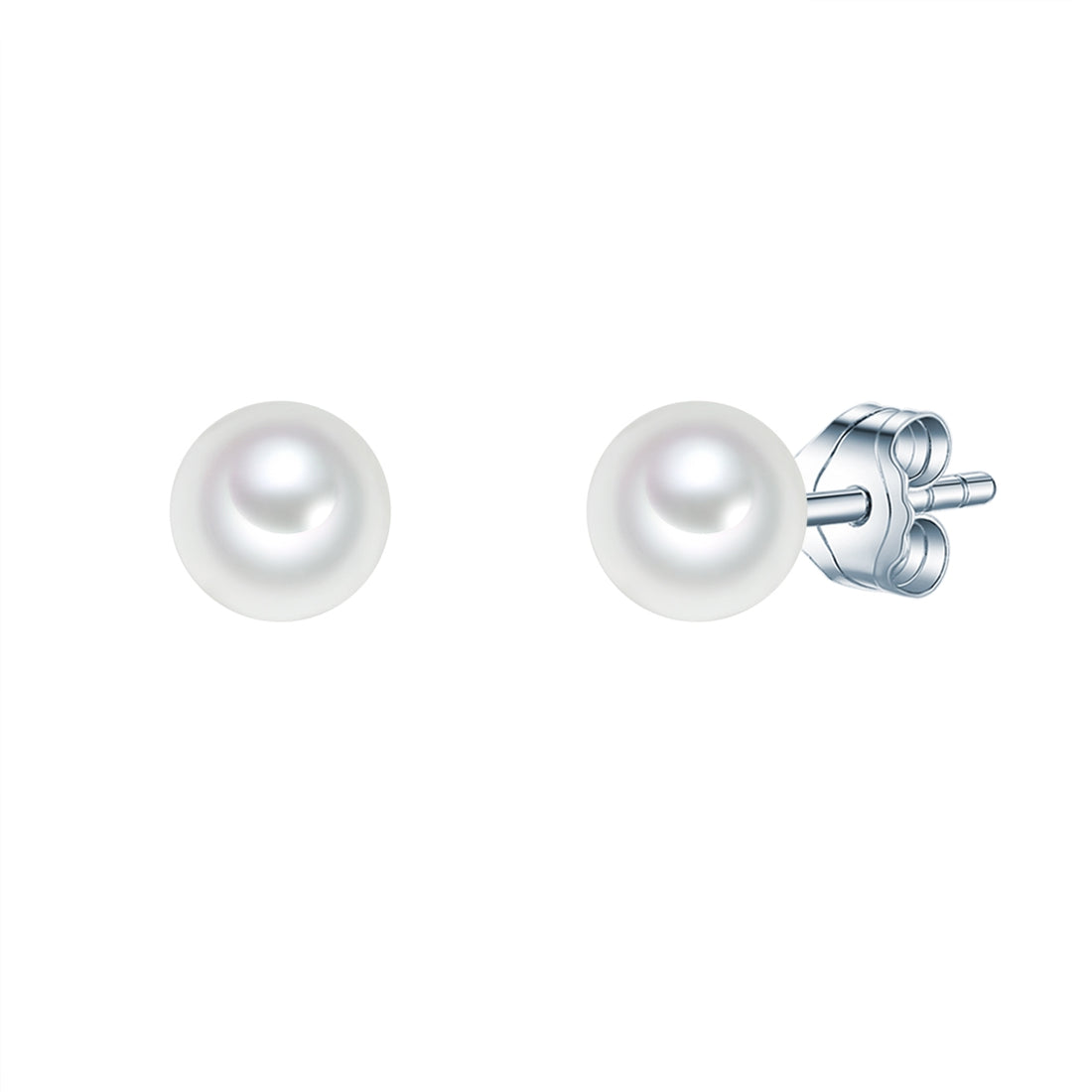 Rafaela Donata Ohrstecker Sterling Silber Muschelkernperle weiß