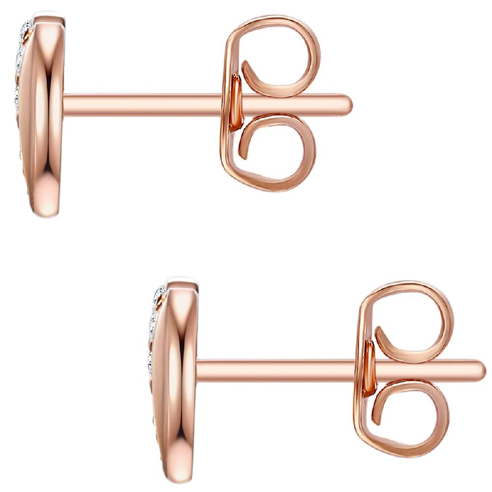 Rafaela Donata Ohrstecker Sterling Silber roségold Zirkonia weiß Sonderangebote