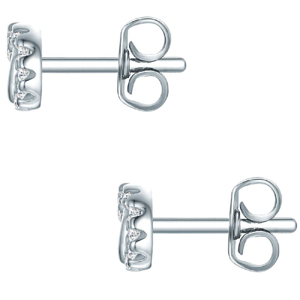 Rafaela Donata Ohrstecker Sterling Silber Zirkonia weiß Wochenangebot