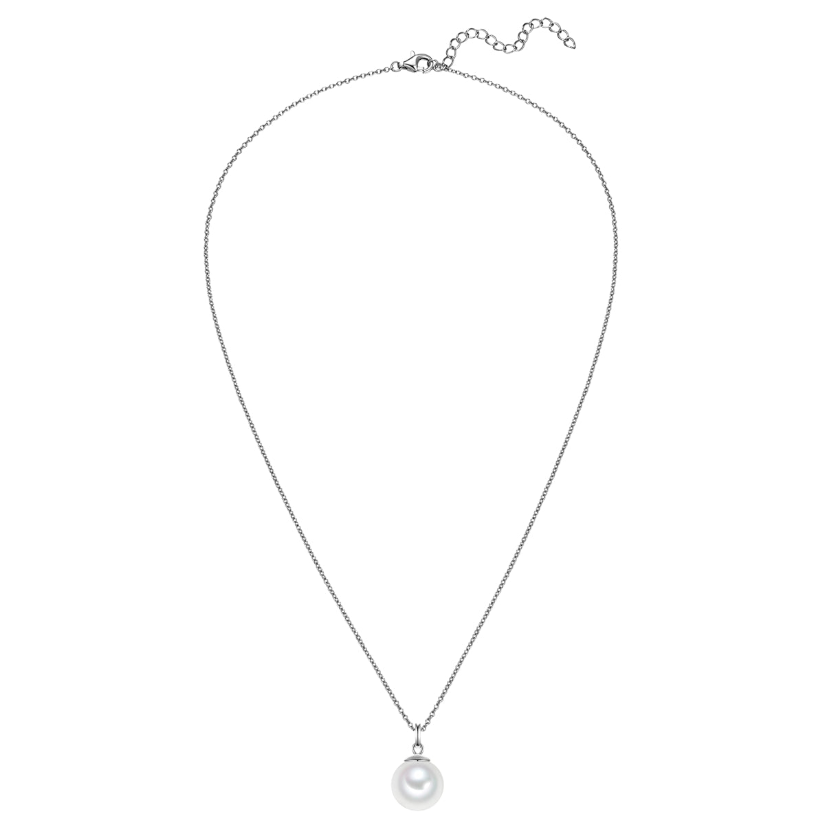 Rafaela Donata Kette mit Anhänger Sterling Silber Muschelkernperle weiß Begrenzte Freigabe