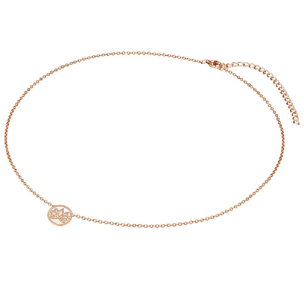 Rafaela Donata Kette mit Anhänger Sterling Silber roségold Perlmutt Bis zu 50% Rabatt