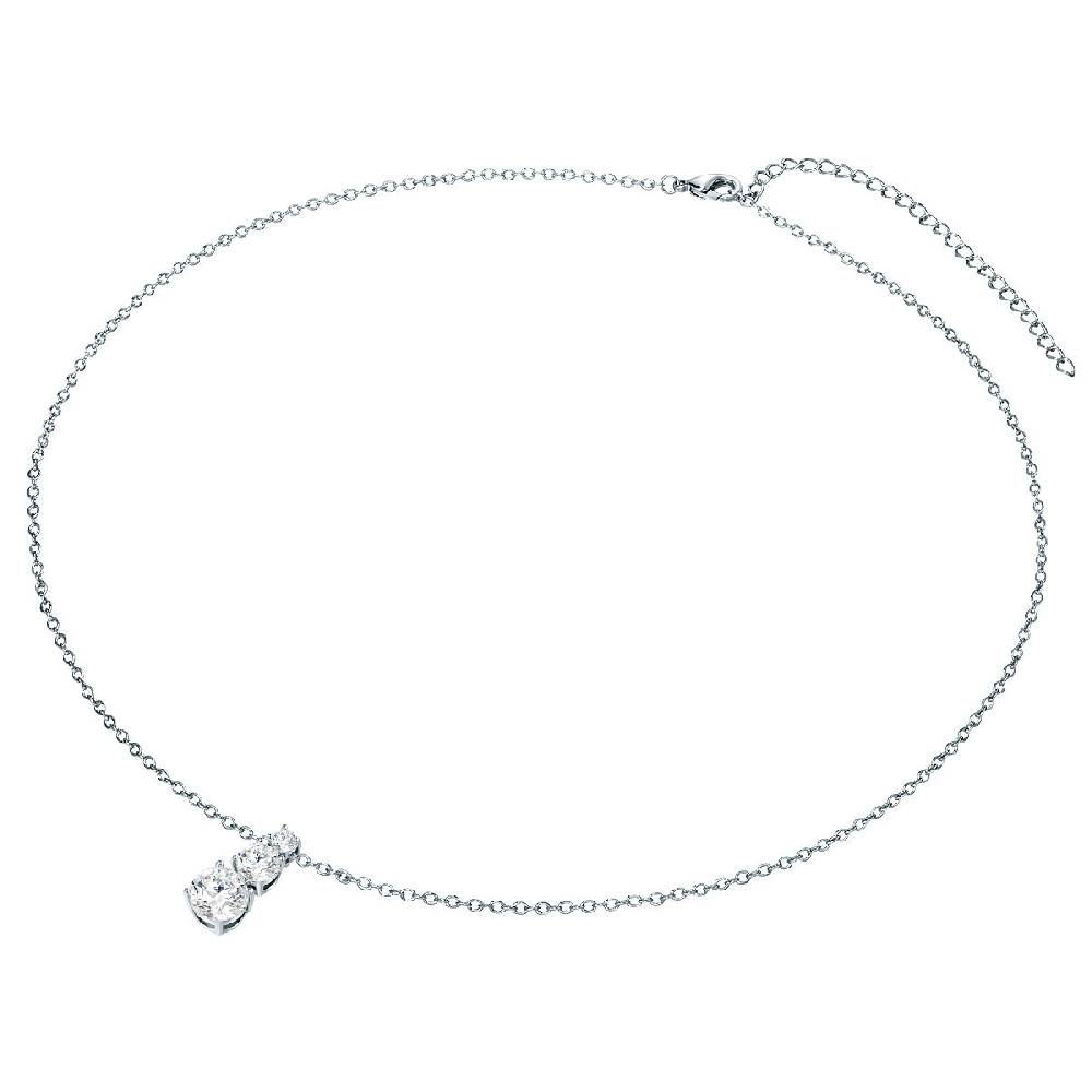 Rafaela Donata Kette mit Anhänger Sterling Silber verziert mit Kristallen von Swarovski® weiß Bis zu 60% Rabatt