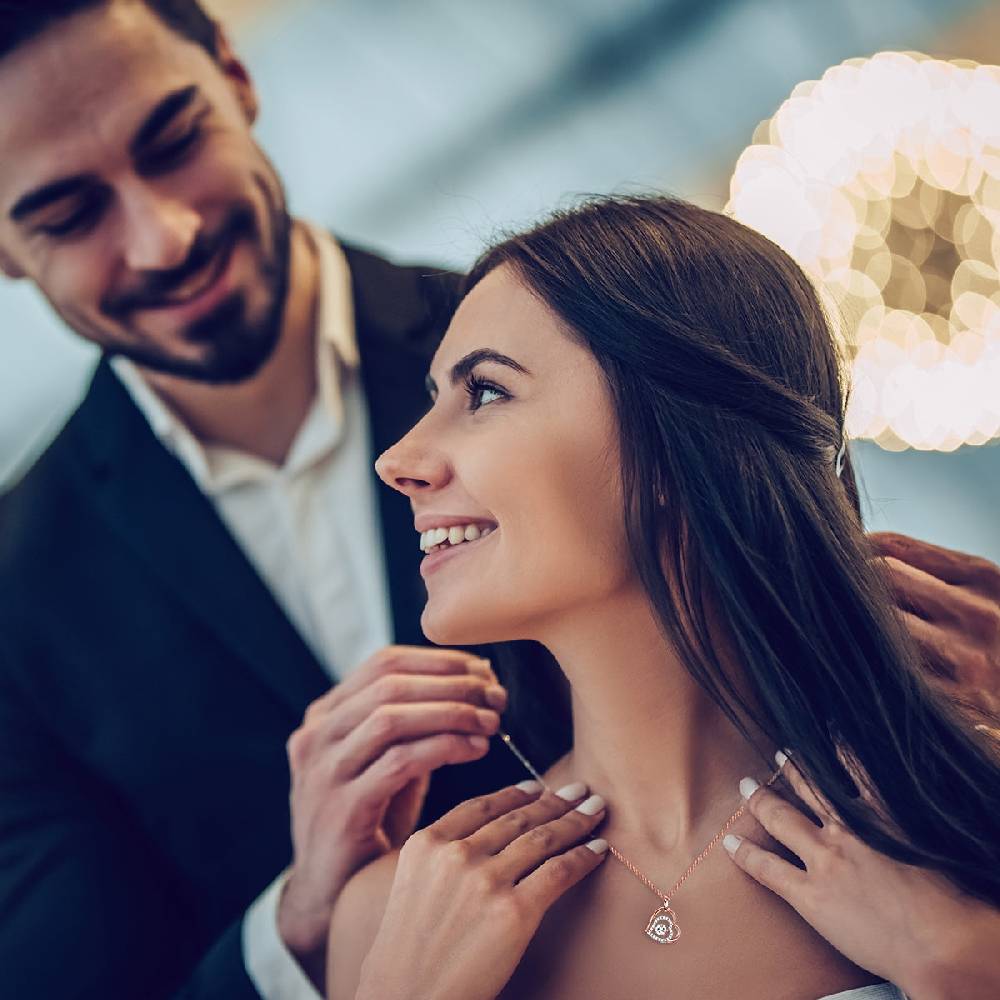 Rafaela Donata Kette mit Anhänger Sterling Silber roségold Zirkonia weiß Bis zu 65% Rabatt
