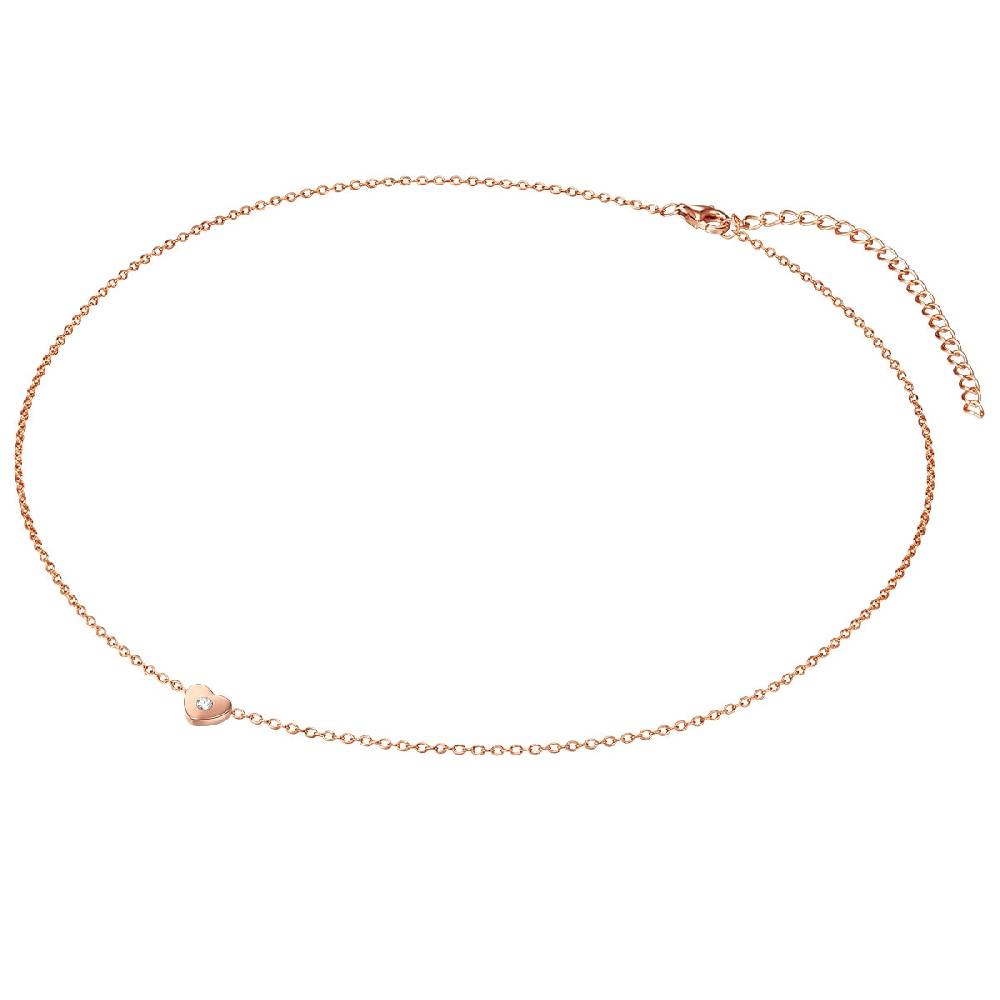 Rafaela Donata Kette mit Anhänger Sterling Silber roségold Zirkonia weiß Riesige Rabatte