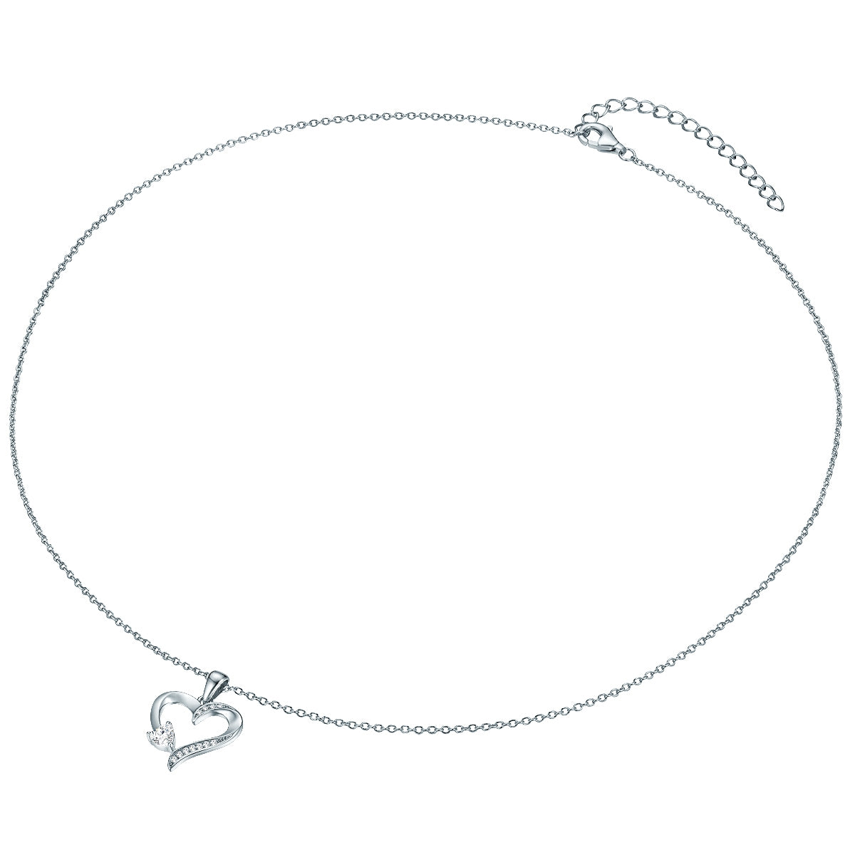 Rafaela Donata Kette mit Anhänger Sterling Silber Zirkonia weiß Clearance-Verkauf