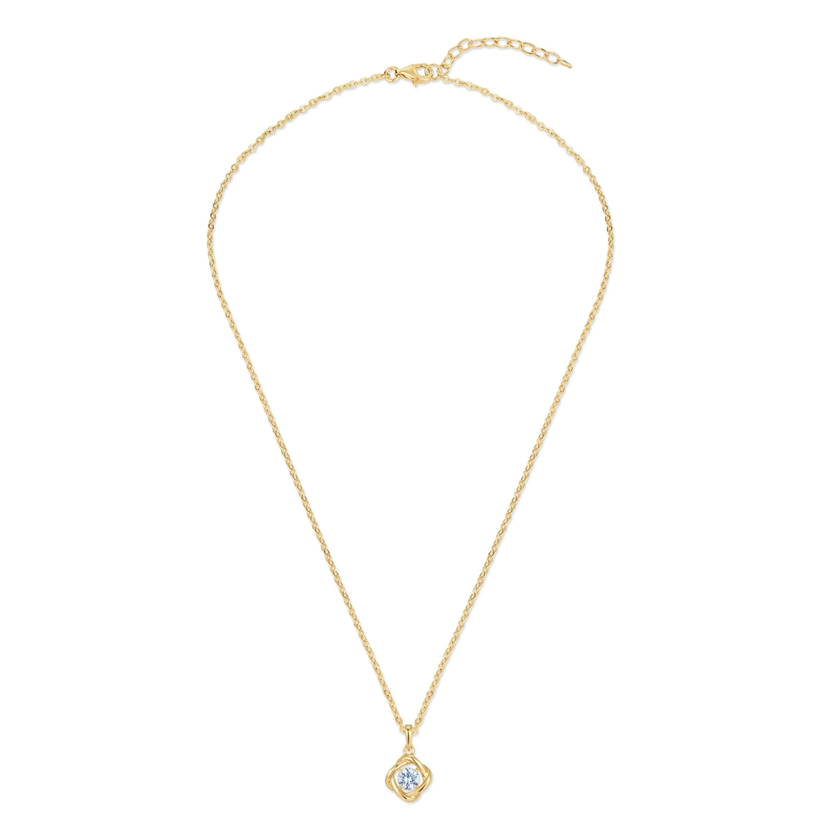 Rafaela Donata Kette mit Anhänger Sterling Silber gelbgold Spinell (synth.) blau Online