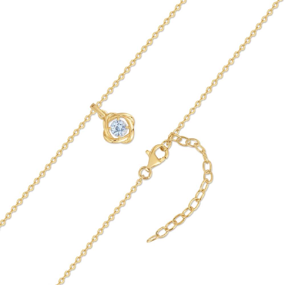 Rafaela Donata Kette mit Anhänger Sterling Silber gelbgold Spinell (synth.) blau Online