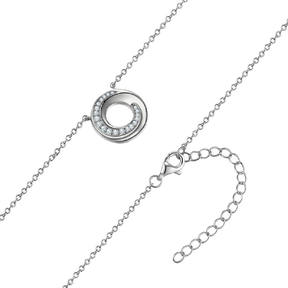 Rafaela Donata Kette mit Anhänger Sterling Silber Zirkonia weiß Günstiger Verkauf