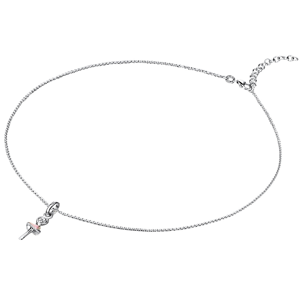 Rafaela Donata Kette mit Anhänger Sterling Silber Emaille rosa Rabatt