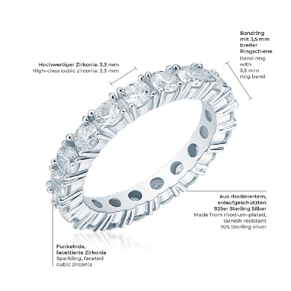 Rafaela Donata Ring Sterling Silber Zirkonia weiß Rabatte dieses Monats