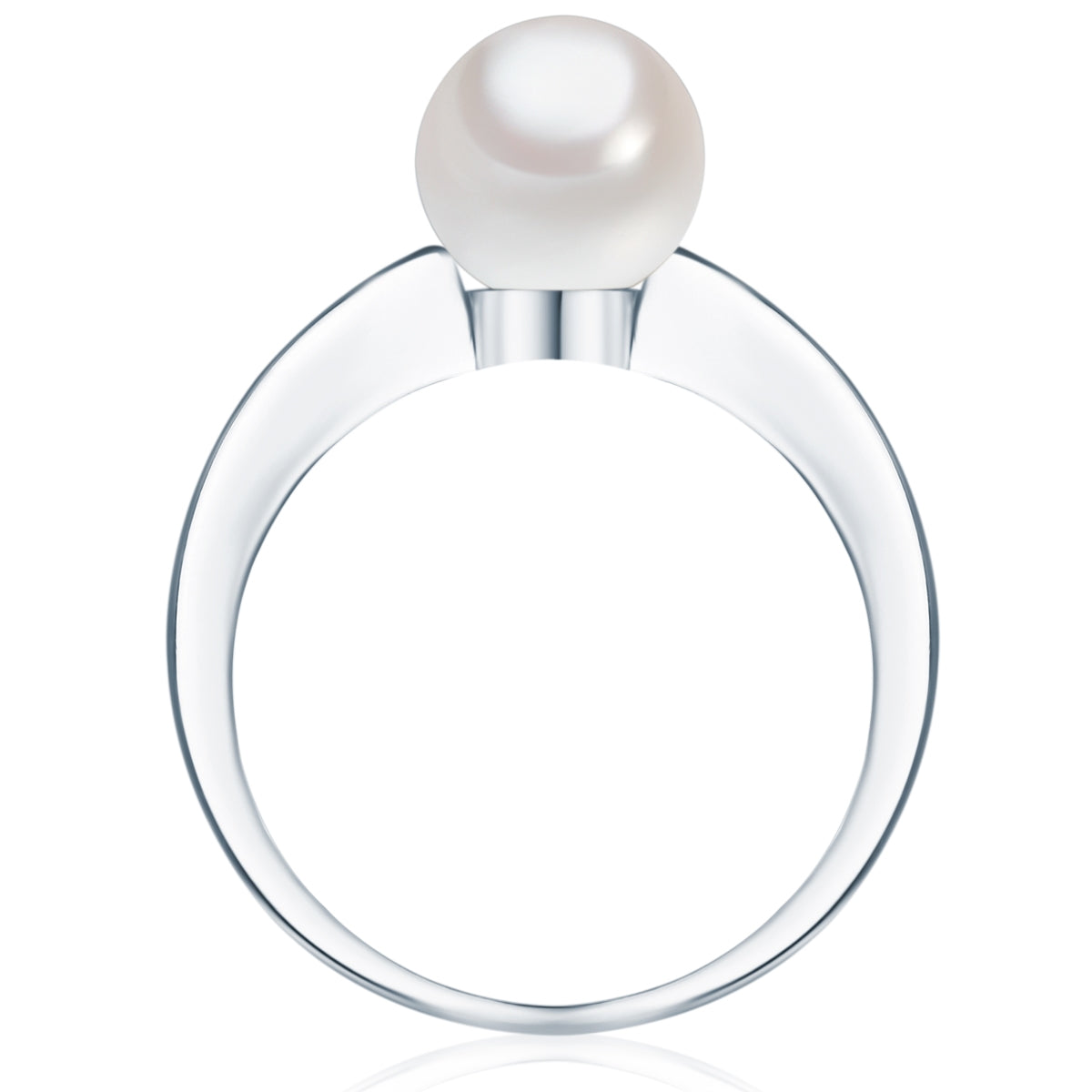 Rafaela Donata Ring Sterling Silber Südsee-Muschelkernperle weiß Zirkonia weiß Schlussverkauf