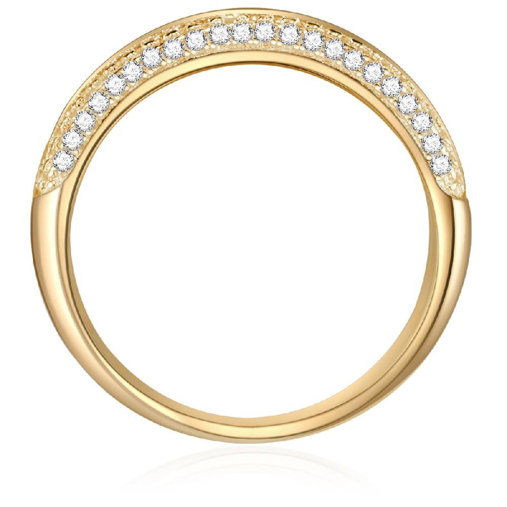 Rafaela Donata Ring Sterling Silber gelbgold Zirkonia weiß Rabatt