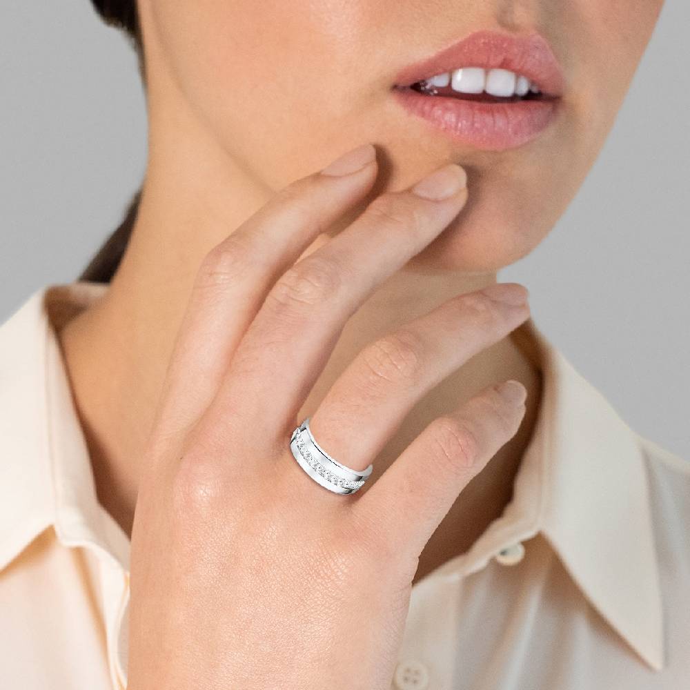 Rafaela Donata Ring Sterling Silber Zirkonia weiß Versandkostenfrei