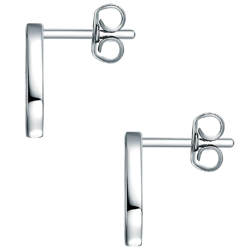Rafaela Donata Ohrstecker Sterling Silber verziert mit Kristallen von Swarovski® weiß Cyber Monday