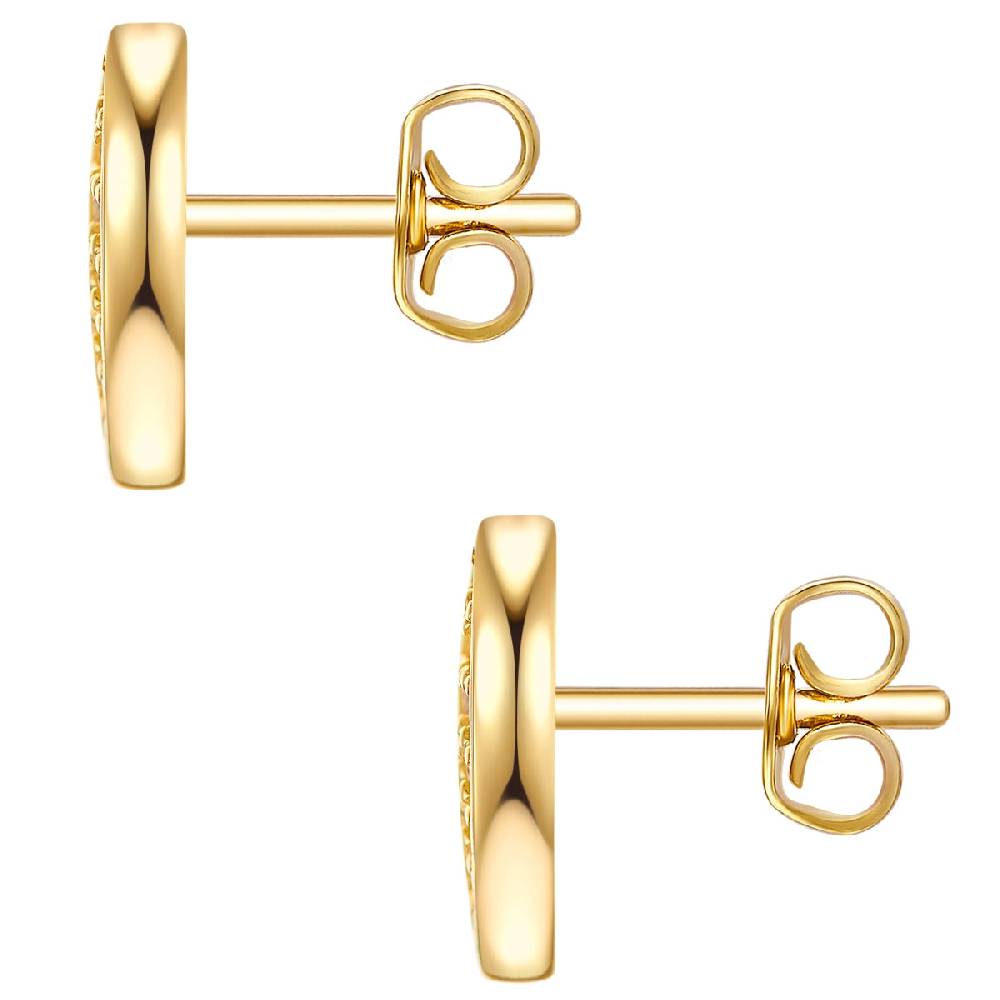 Rafaela Donata Ohrstecker Sterling Silber gelbgold Zirkonia weiß Osterangebot