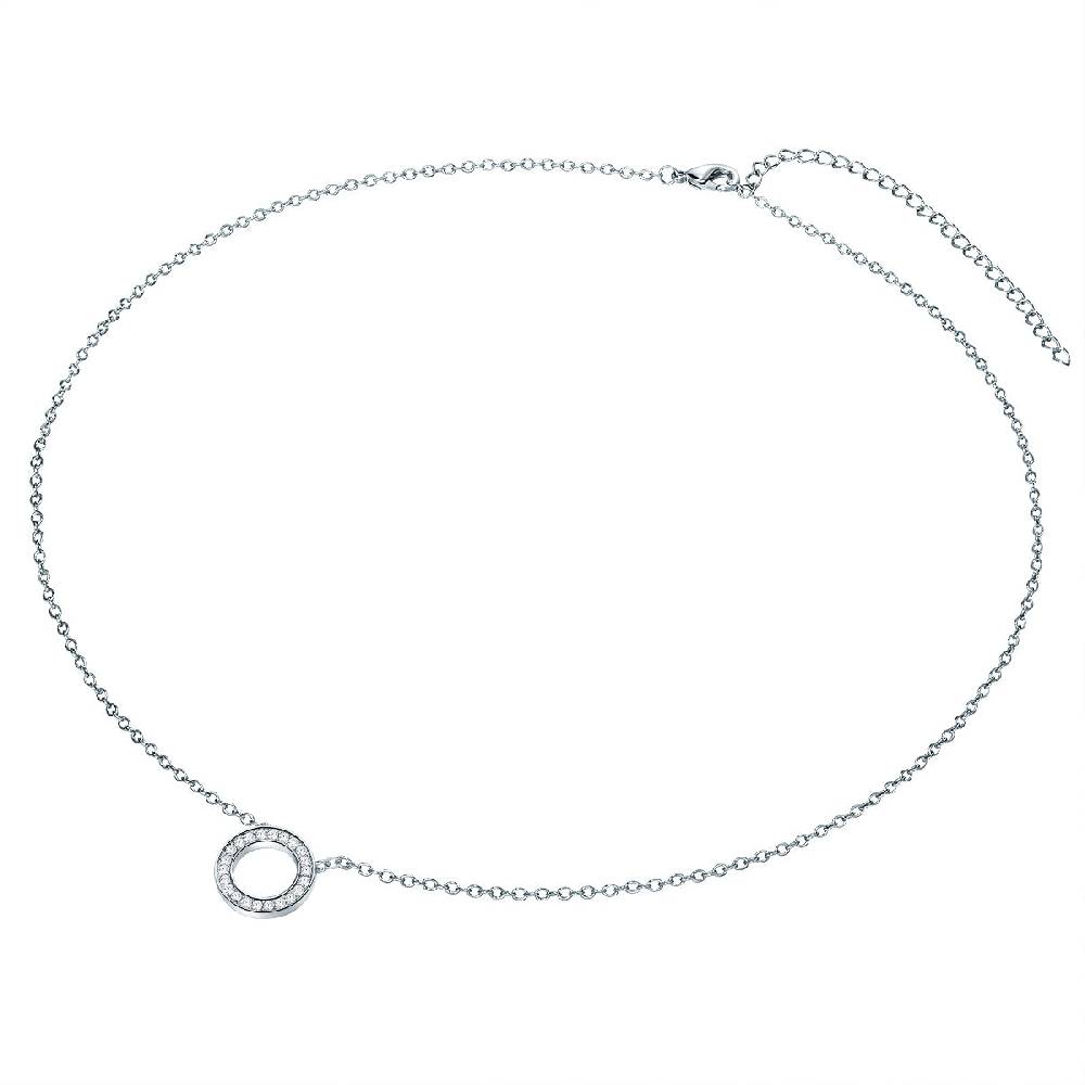 Rafaela Donata Kette mit Anhänger Sterling Silber verziert mit Kristallen von Swarovski® weiß Neuheiten