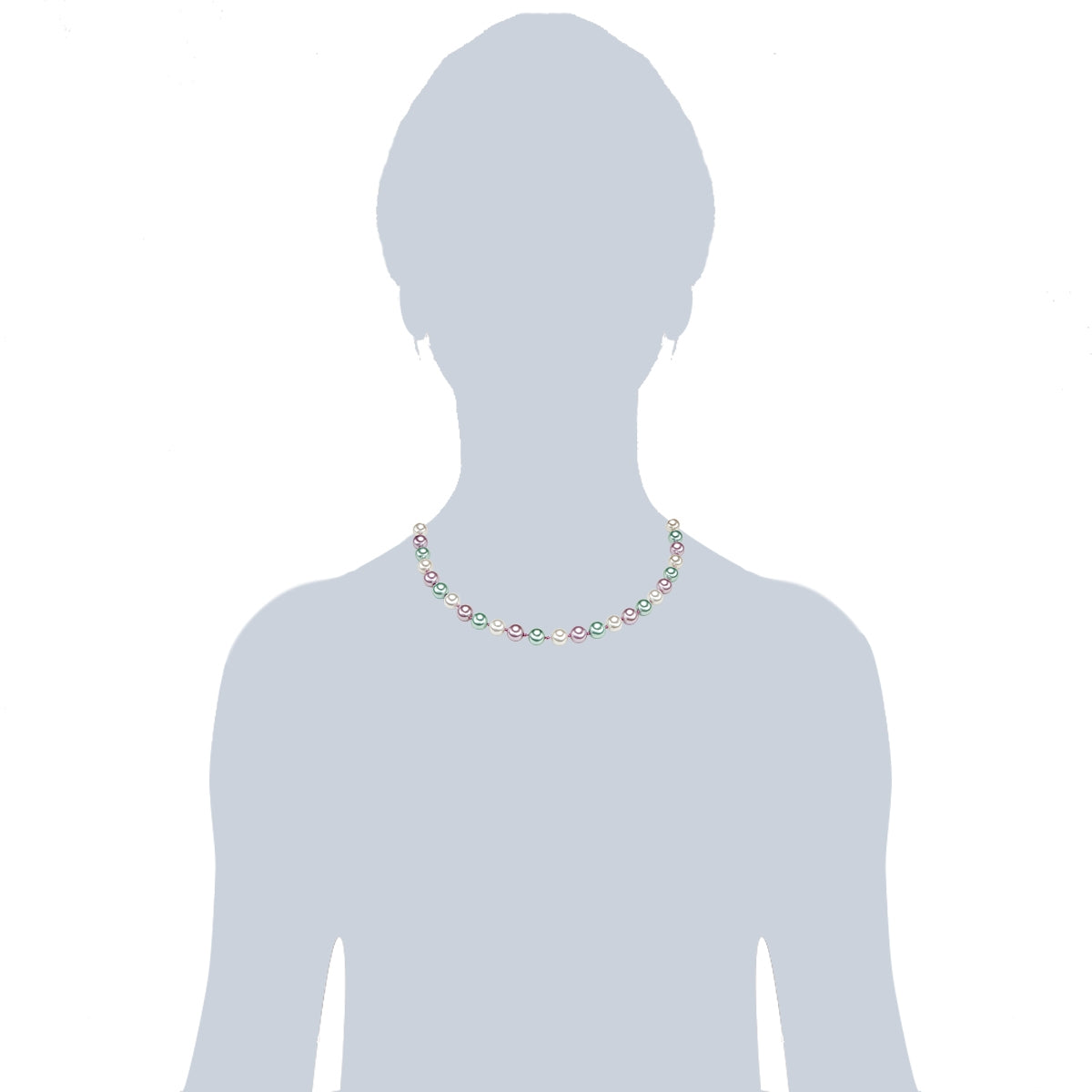 Rafaela Donata Kette Sterling Silber Muschelkernperle multicolor Saisonale Angebote