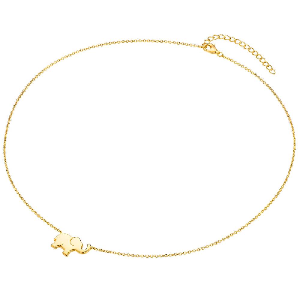 Rafaela Donata Kette mit Anhänger Sterling Silber geblgold Tiefpreis