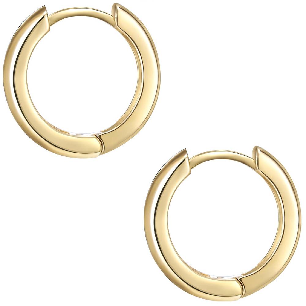 Rafaela Donata Creolen Sterling Silber gelbgold Valentinstagsangebot