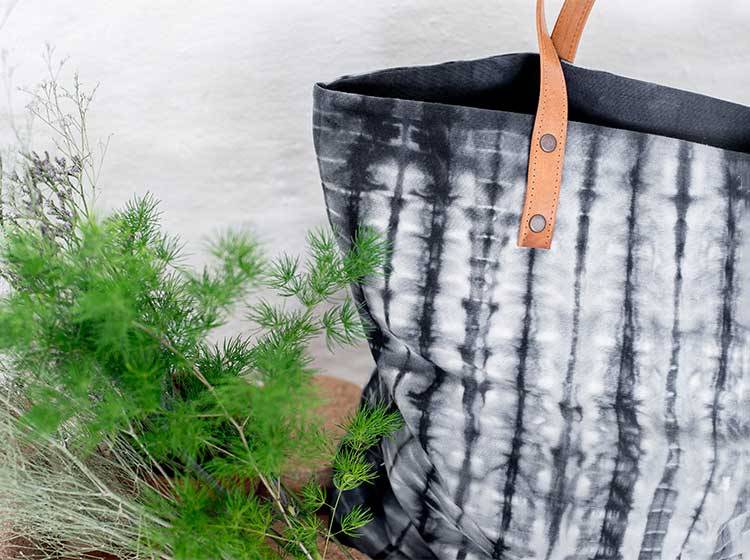 Renna Deluxe Shibori Shopper blau Neueste Mode