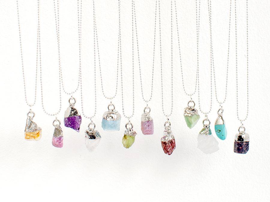 Renna Deluxe GEBURTSSTEIN Kette Silber Blitzangebot