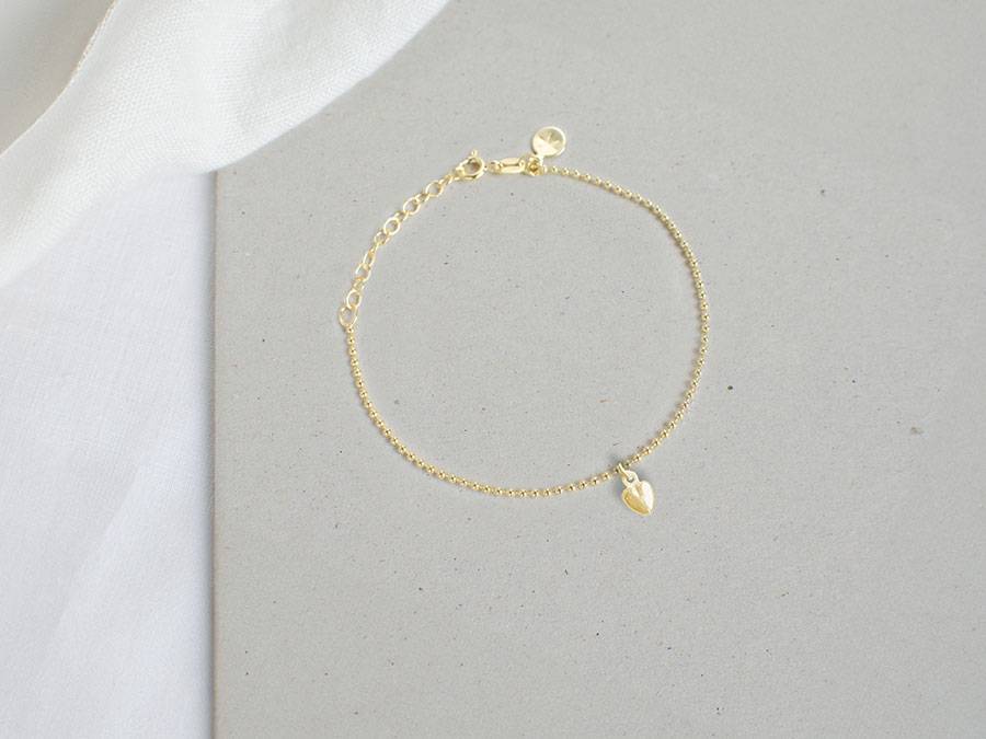 Renna Deluxe Kugel Armband mit HERZ Gold JETZT KAUFEN