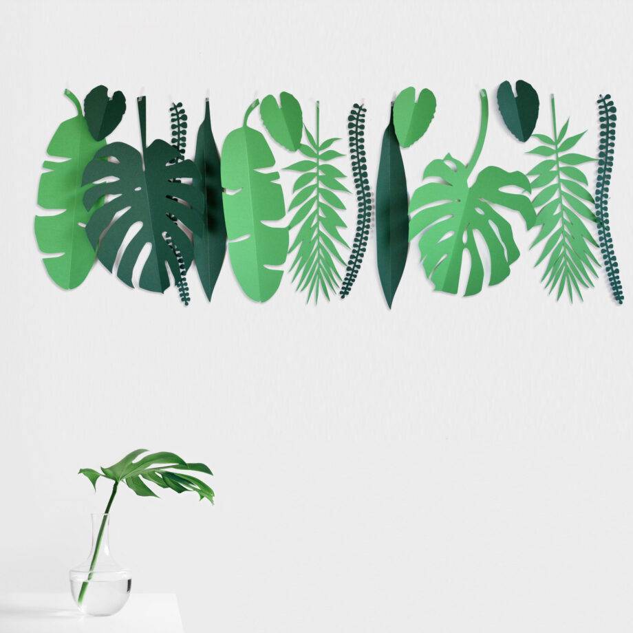 Renna Deluxe Monstera, Palme, TROPEN Wanddekoration Im Verkauf