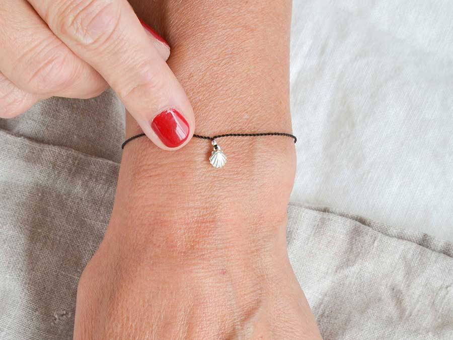Renna Deluxe MUSCHEL Armband Silber Auslauf