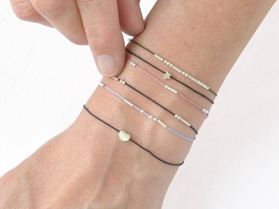Renna Deluxe MAKE A WISH – STERN Armband in SILBER Kostenloser Versand