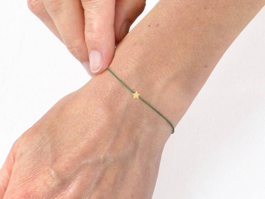 Renna Deluxe MAKE A WISH – STERN Armband in SILBER Kostenloser Versand
