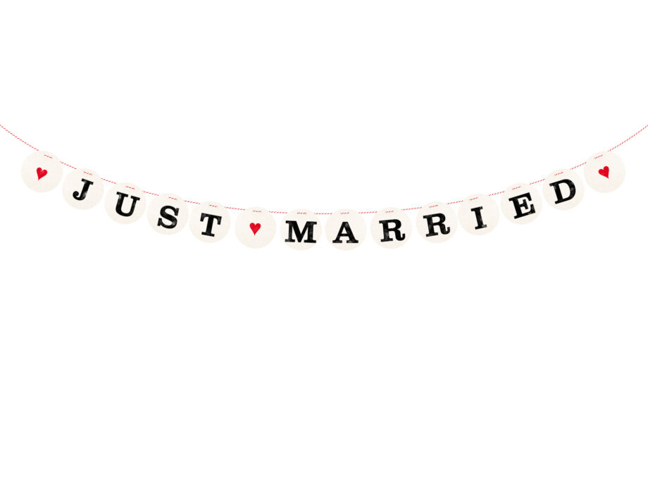Renna Deluxe Just Married Hochzeitsgirlande Muttertagsangebot